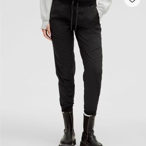Lululemon Athletica Black Track Pants with Tapered Fit